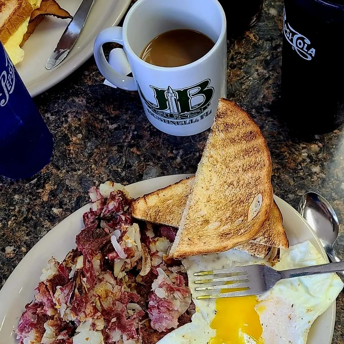 Corned Beef Hash and Eggs