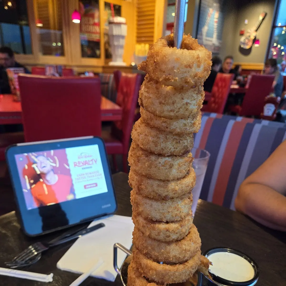 Towering Onion Rings