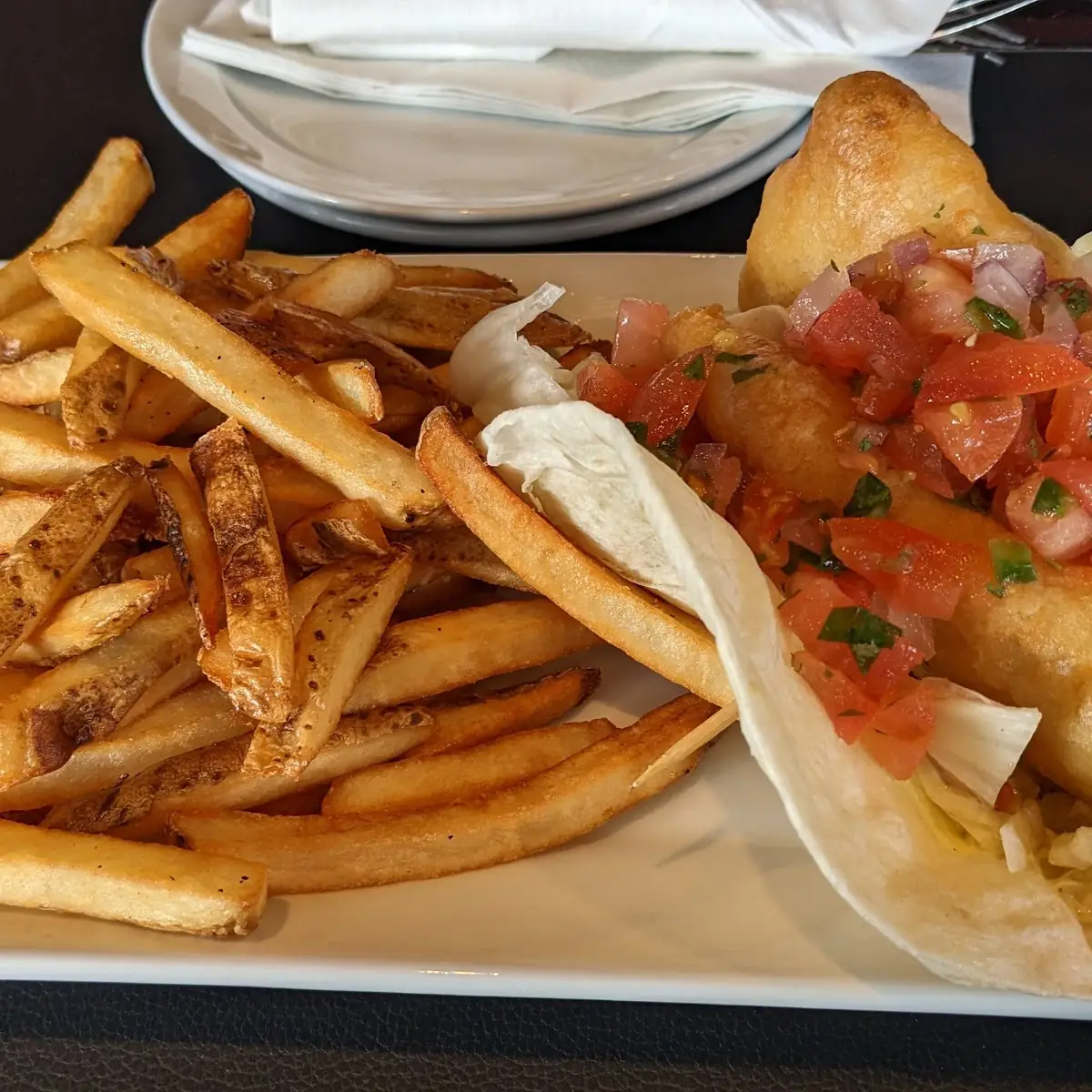 Fish Tacos, Boulevard Grill