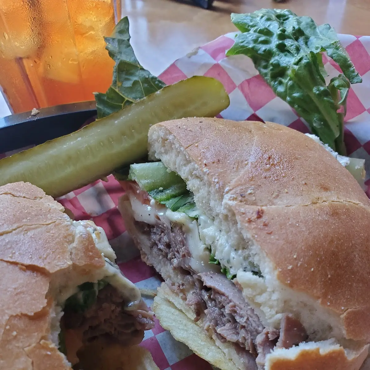 Roast Beef Sandwich on a Kaiser Roll