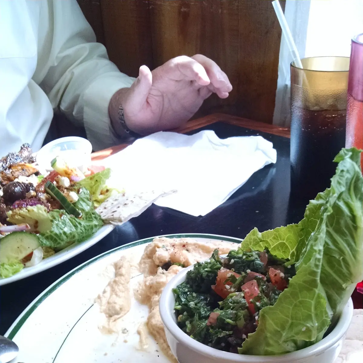 Baba Ganoush Stuffed Grape Leaves