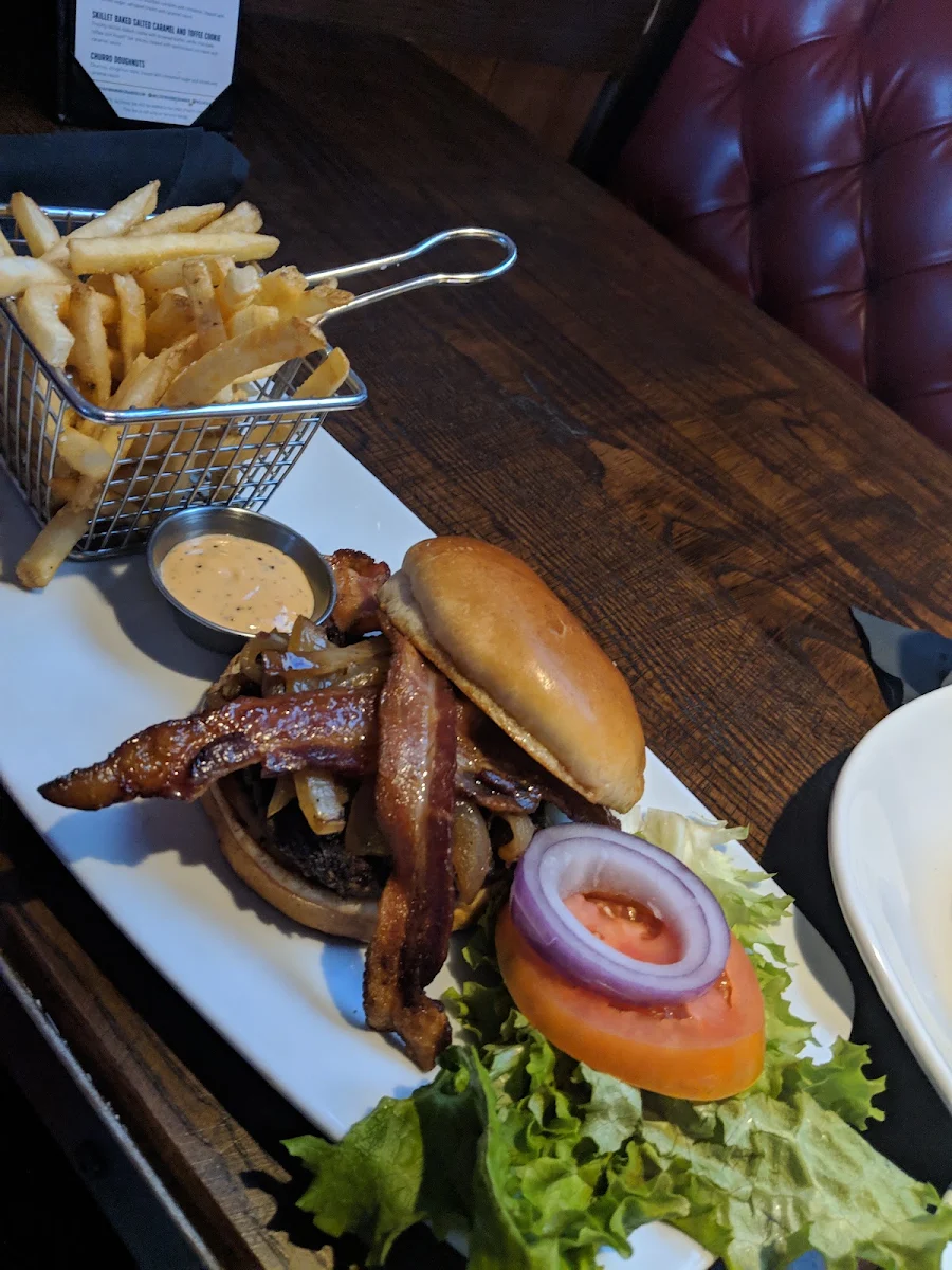 Caramelized Onion Burger