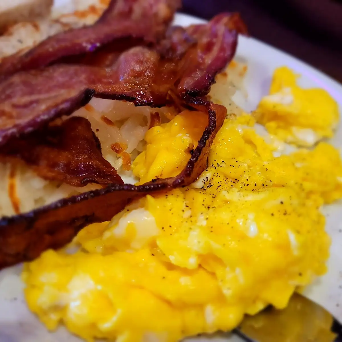 Scrambled Eggs and Bacon