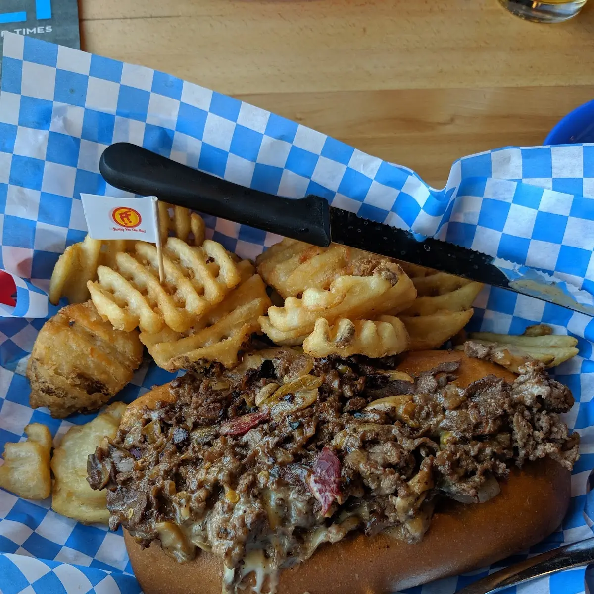 F F's Philly Cheese Fries