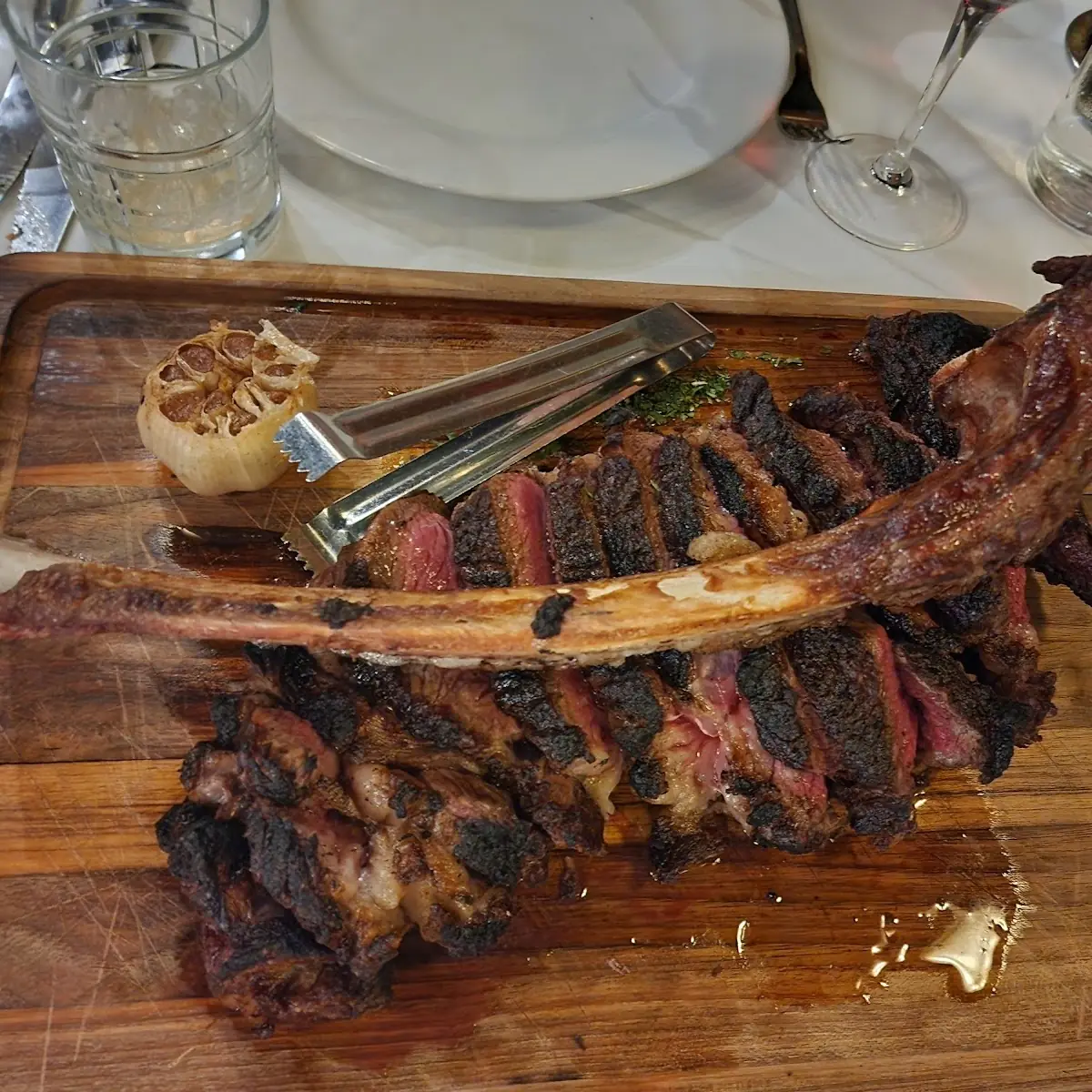 Grilled Tomahawk Steak with Rosemary