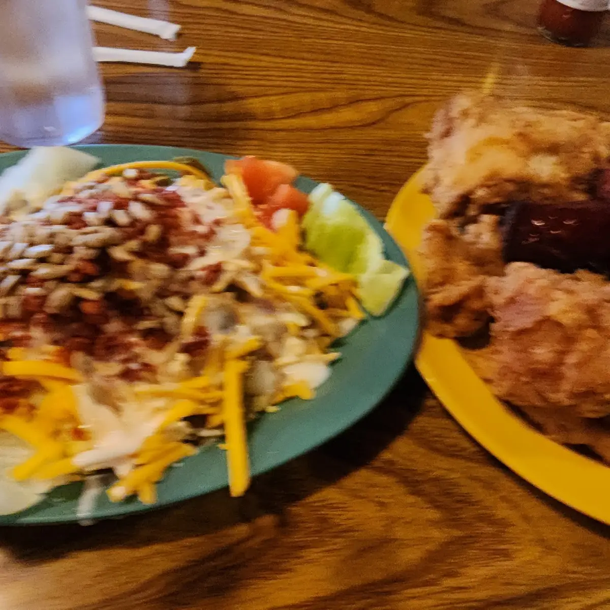 Salad Bar and Fried Chicken