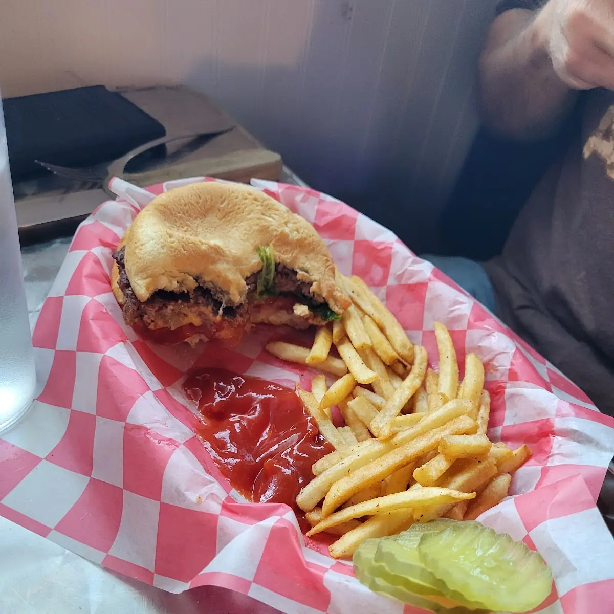 Burger and Fries