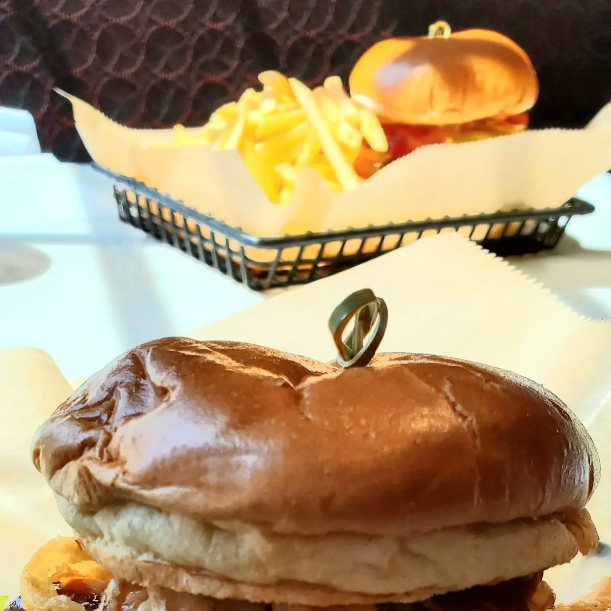 The Impossible Burger with Pineapple