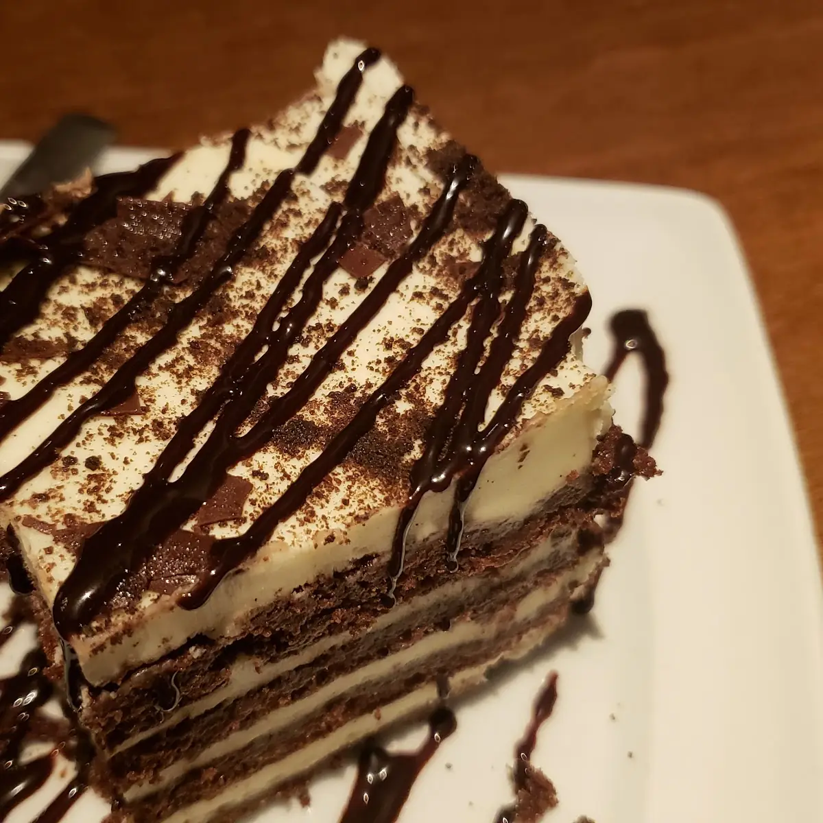 Chocolate Brownie Lasagna