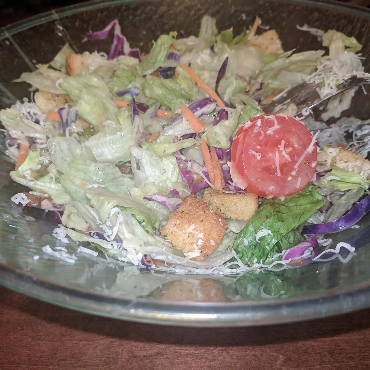 Salad with Italian Dressing