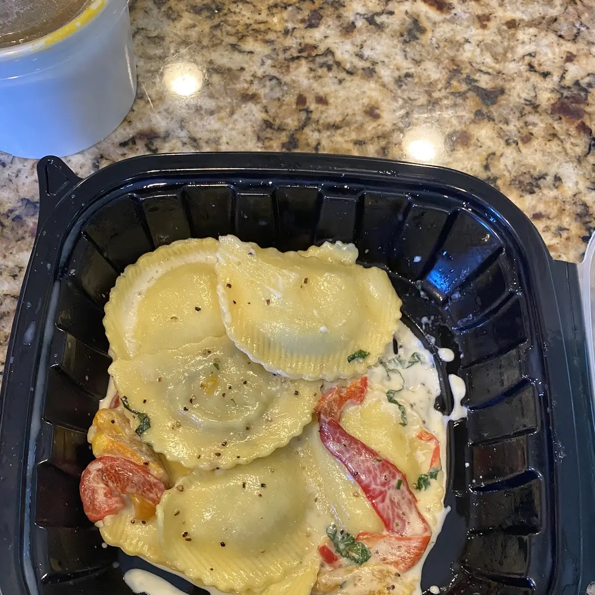 Chicken Spinach & Goat Cheese Ravioli