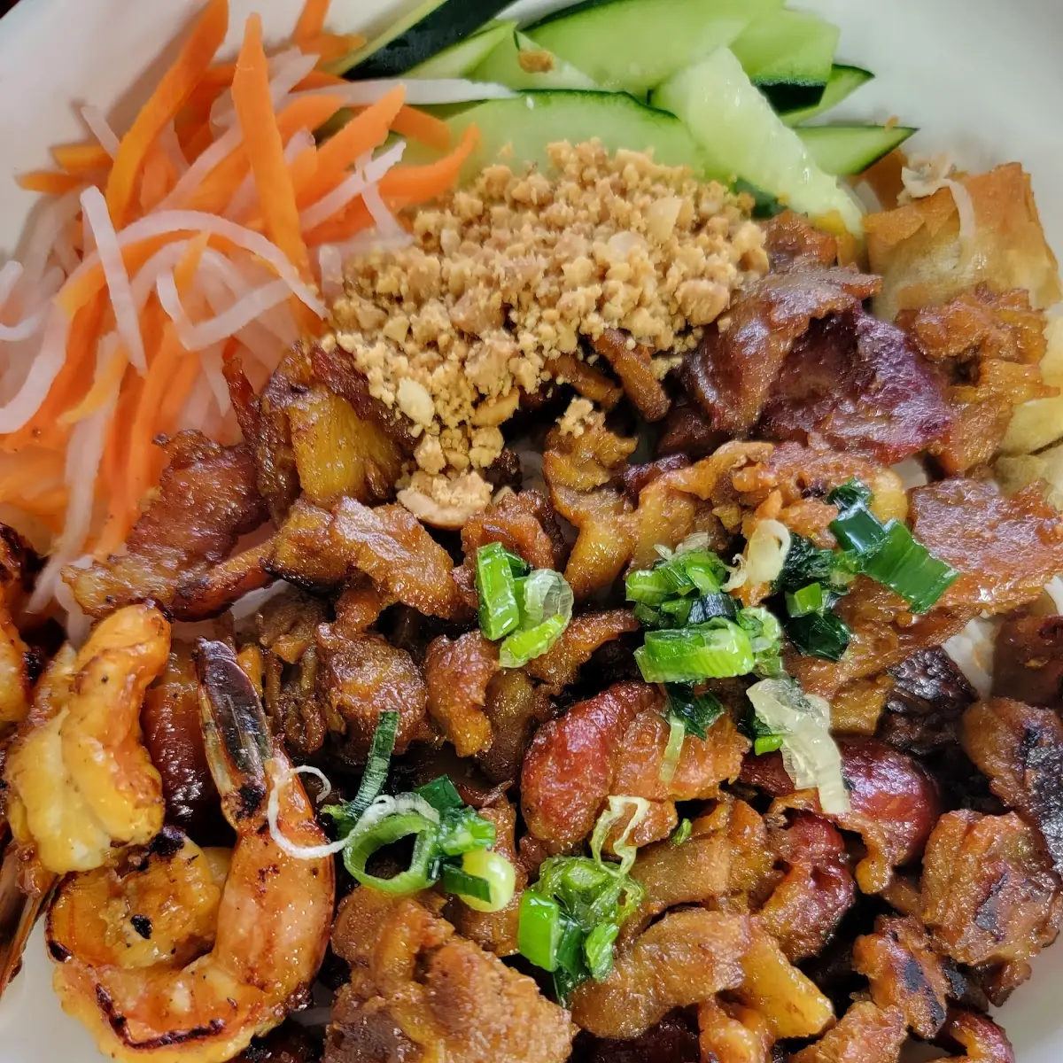 Cơm Thịt Nưởng Grilled Sliced Pork with White Rice
