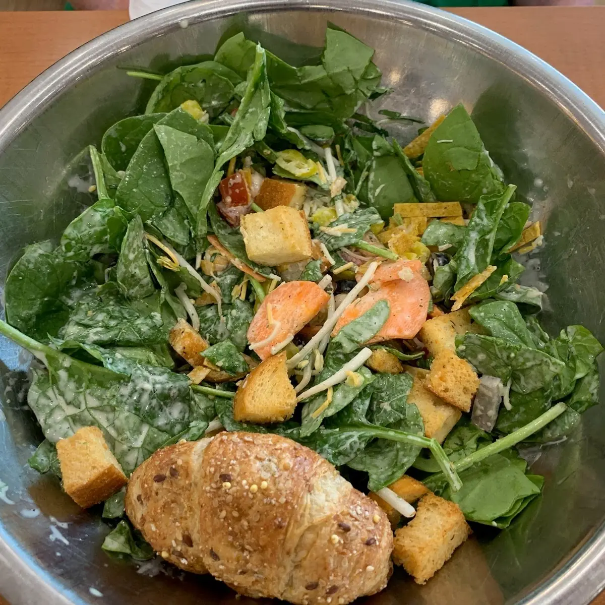 Spinach Salad with All Kinds