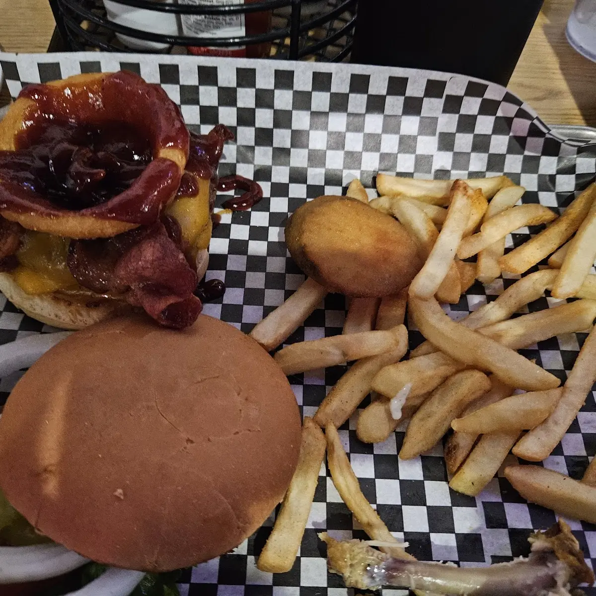 The Linebacker Cheese Burger