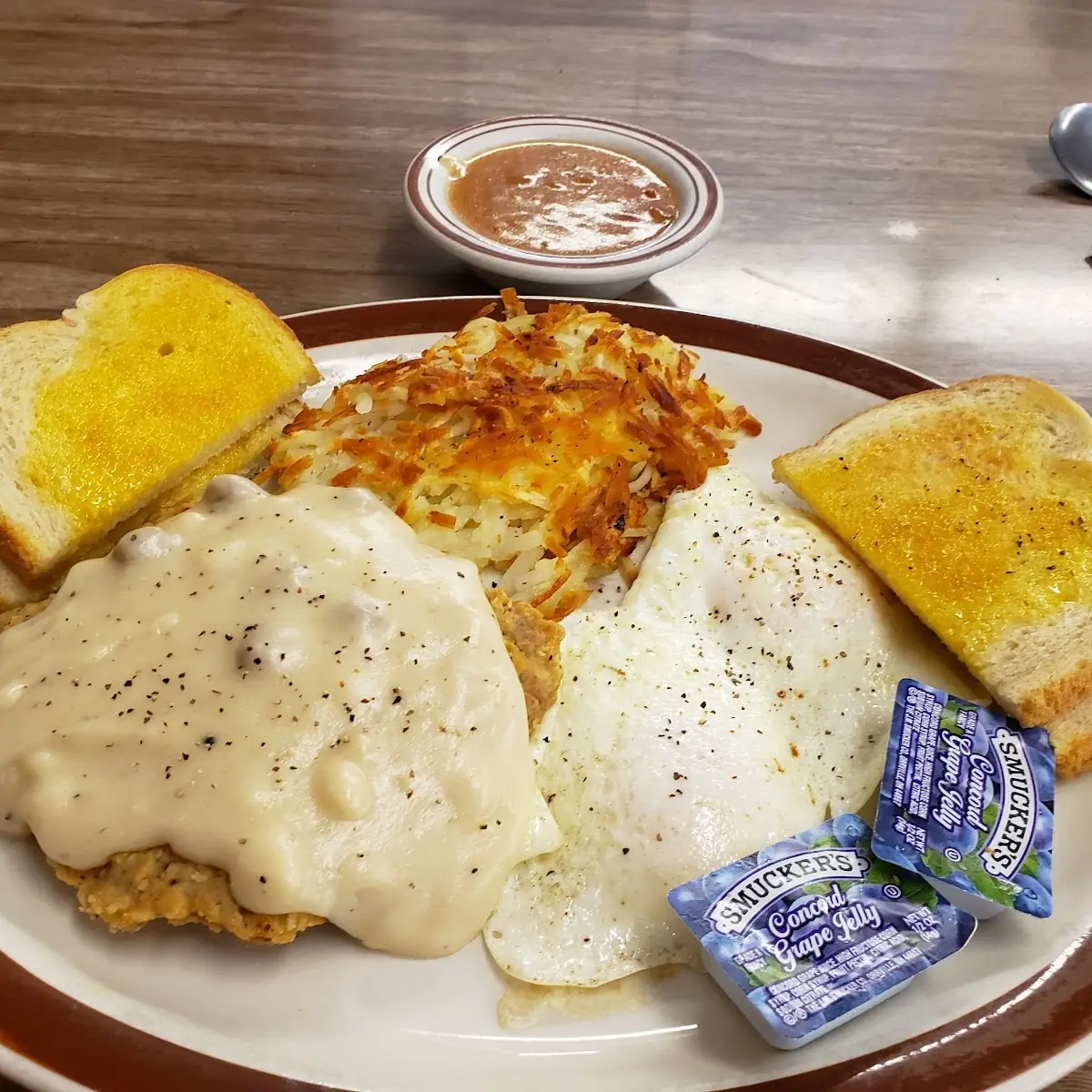 Chicken Fried Steak & Eggs