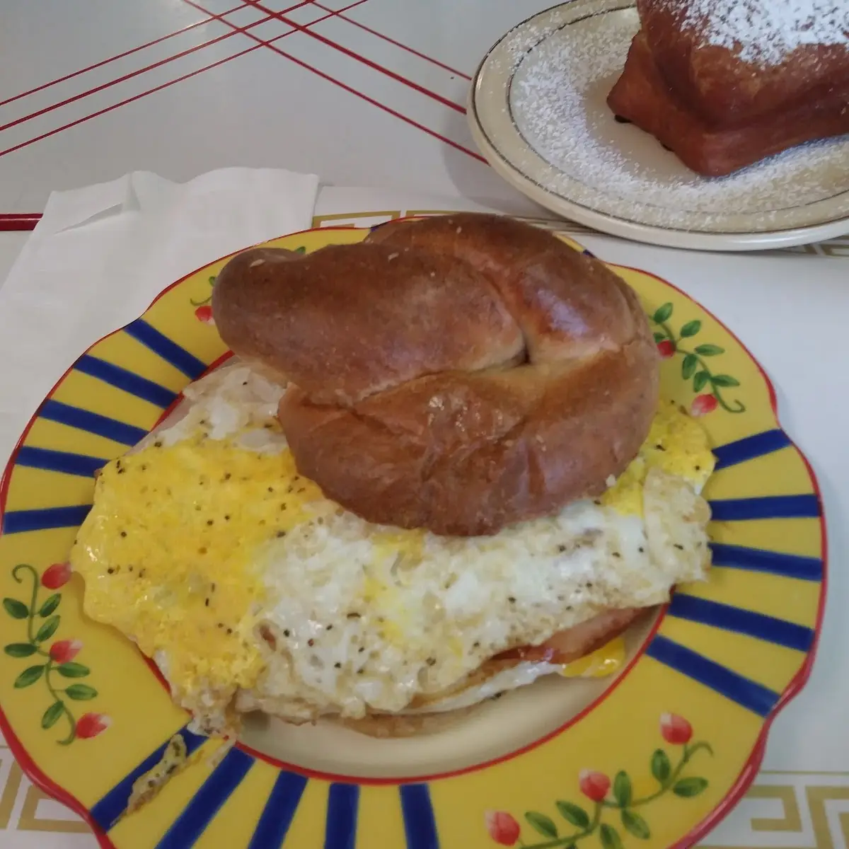 Ham Egg and Cheese Sandwich