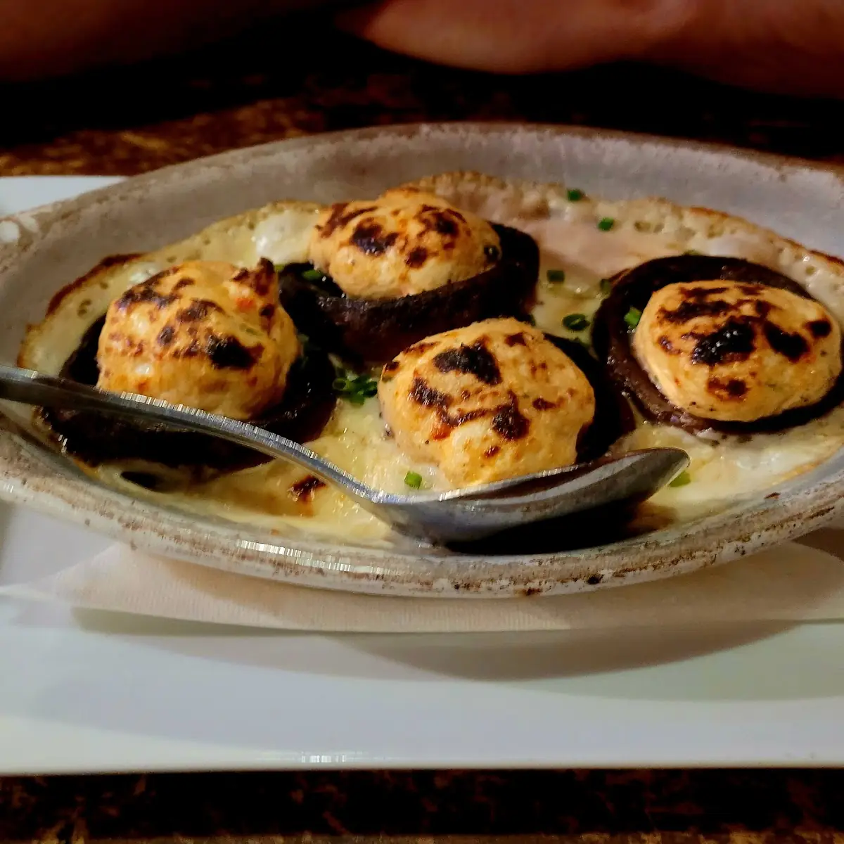 Lobster Stuffed Mushrooms