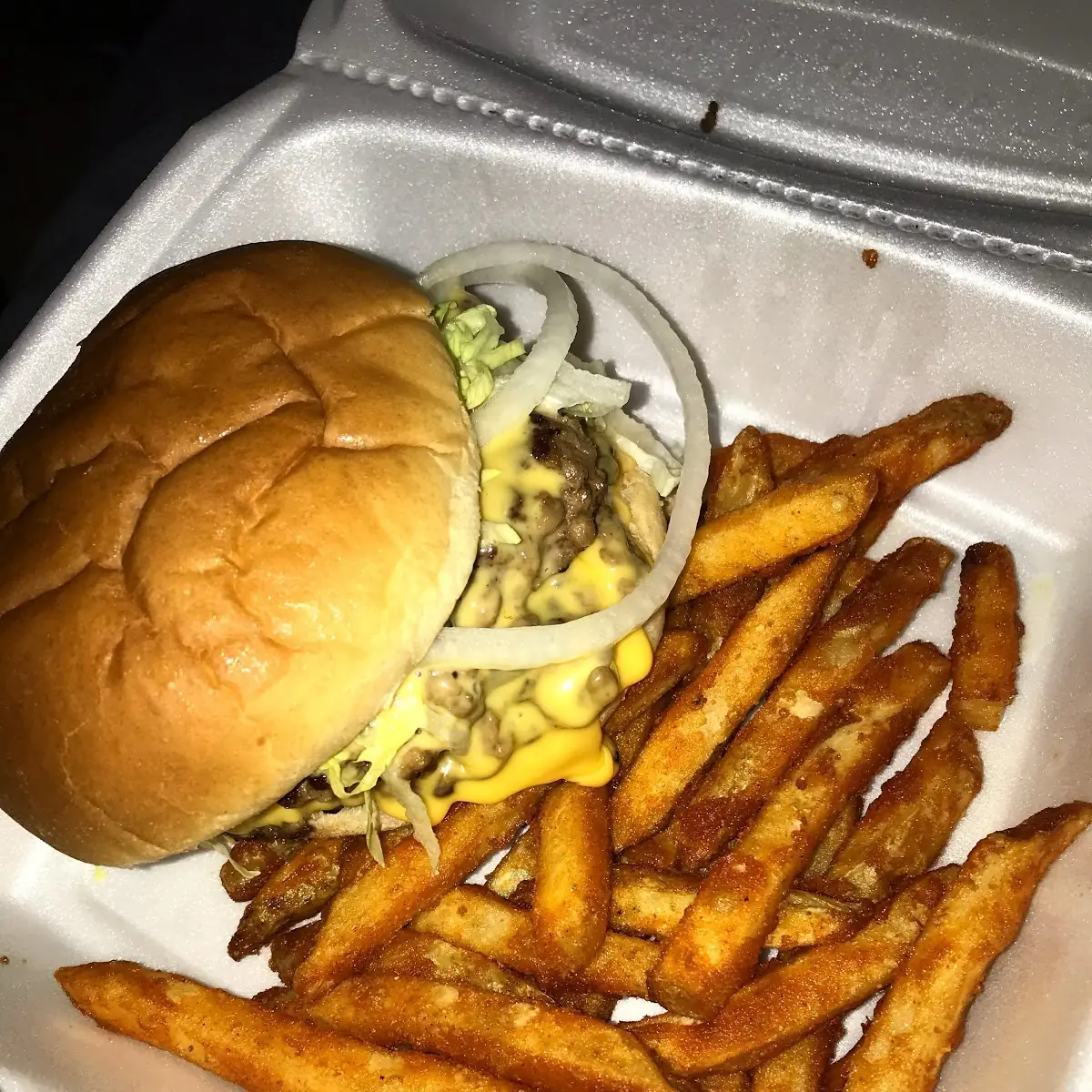 Double Cheeseburger Basket