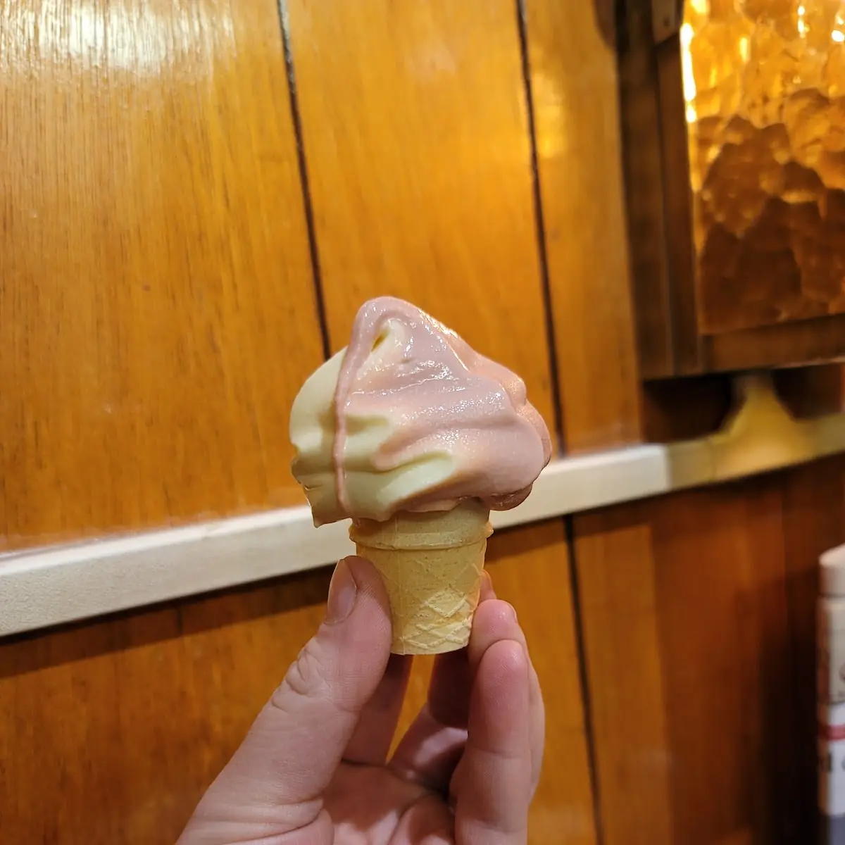 Complimentary Ice Cream Cone