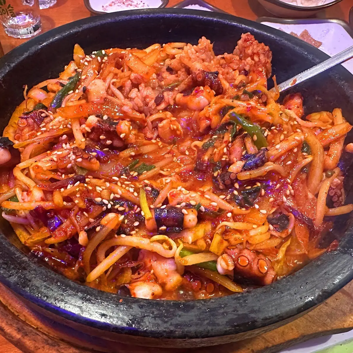 Nakji Dolsot Bibimbap