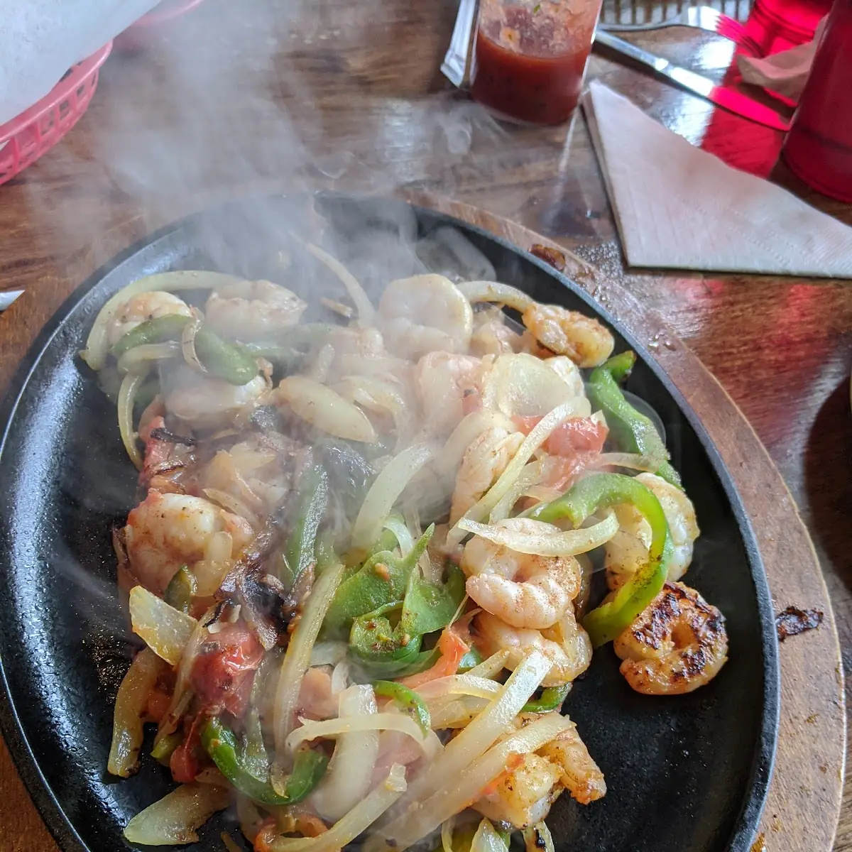 Shrimp Fajitas