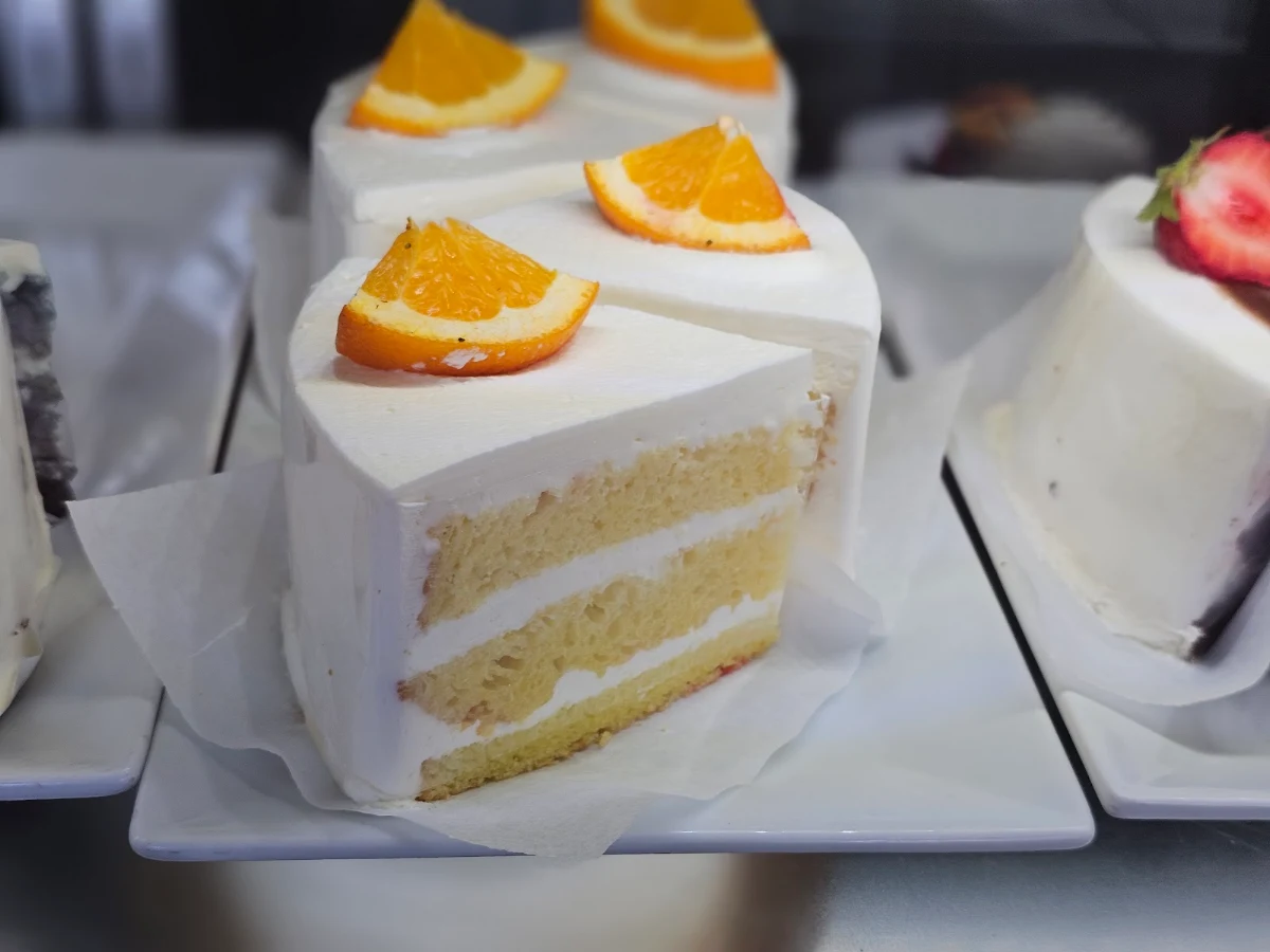 Orange Cake Slice
