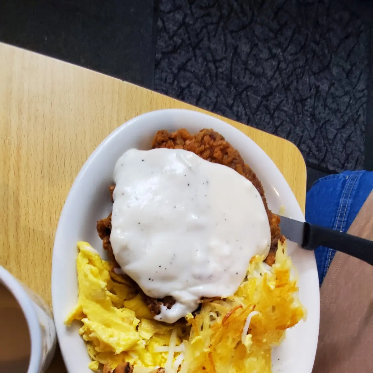 Chicken Fried Steak and Eggs