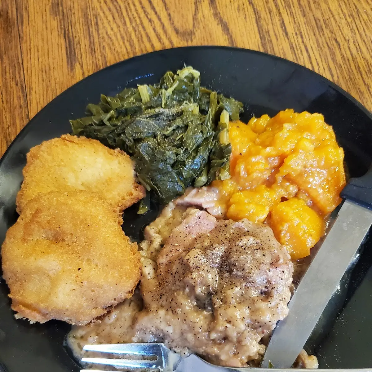 Sweet Potatoes and Greens