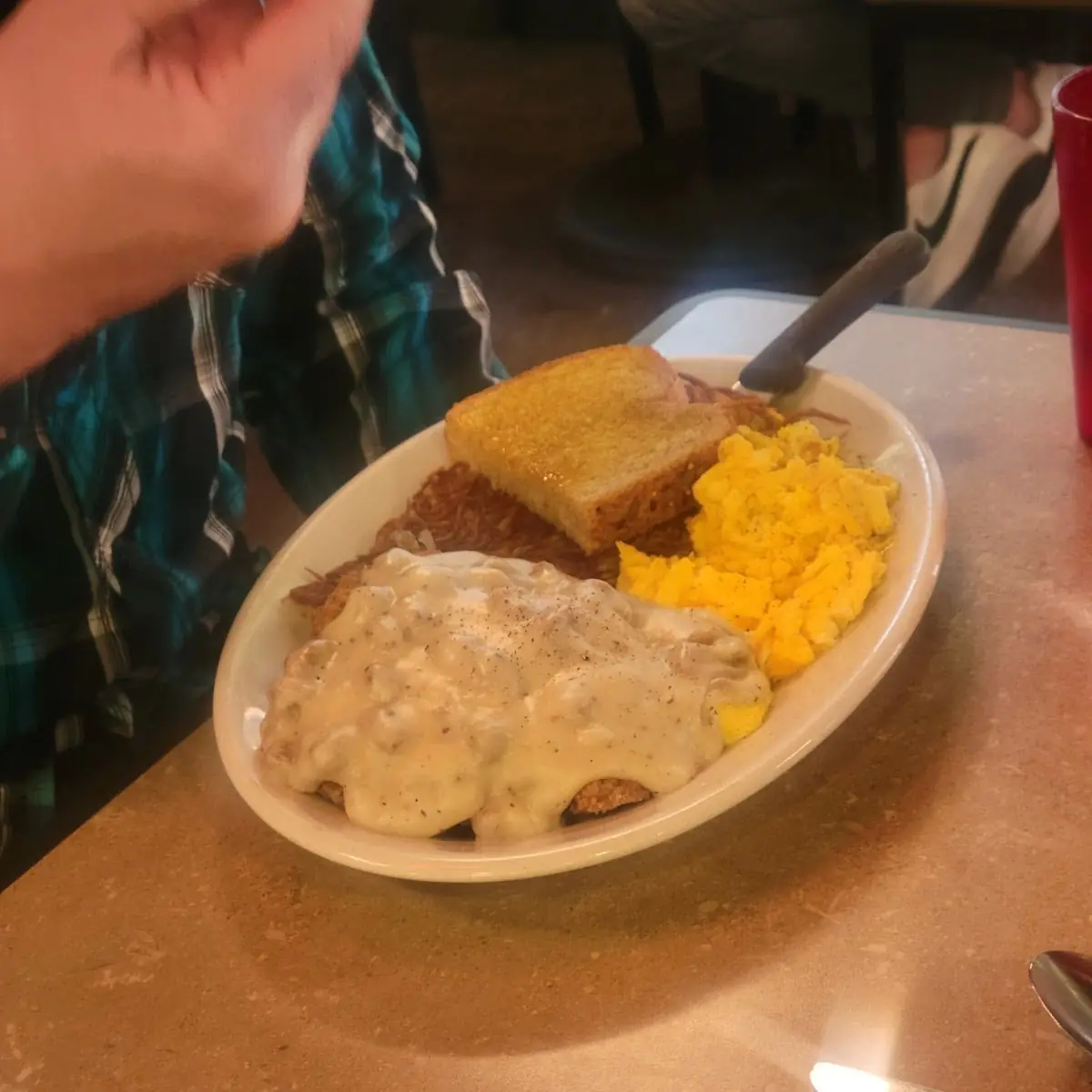 Chicken Fried Steak and Eggs