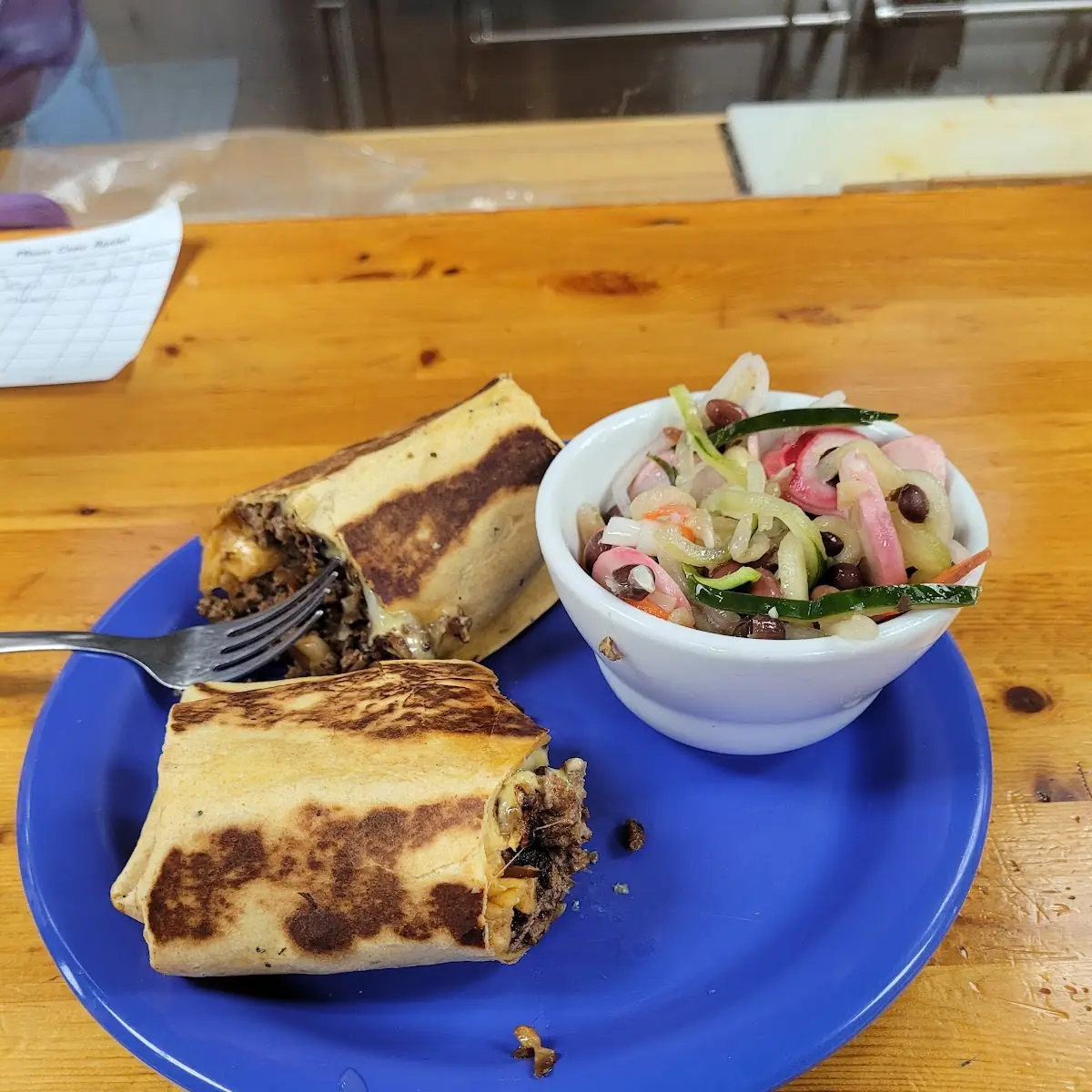 Pimento Cheese Burger Wrap