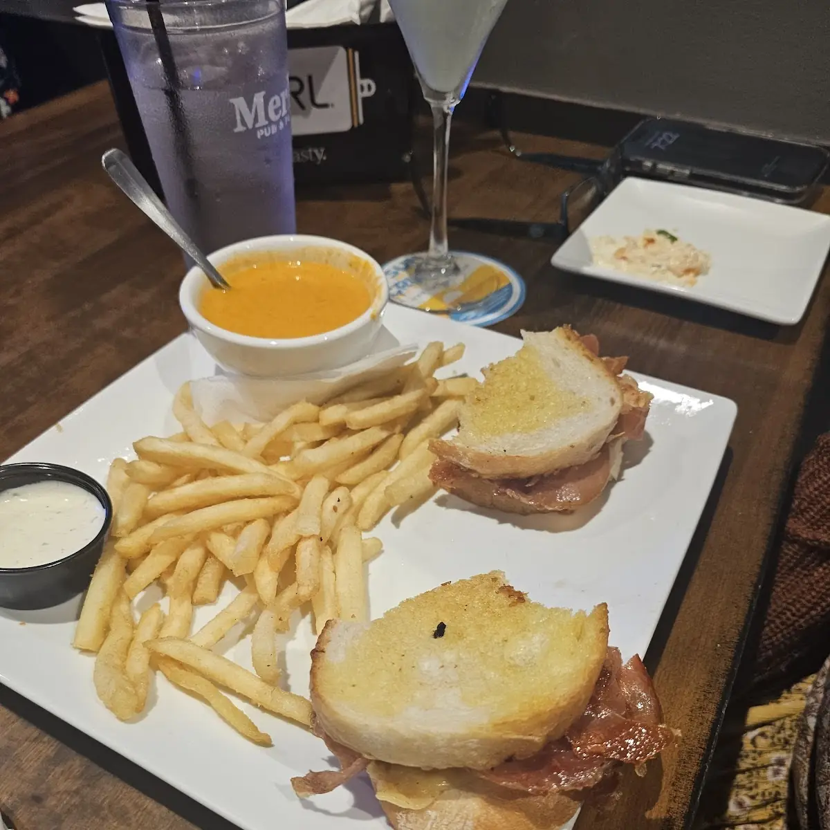 La Grilled Cheese and Tomato Bisque