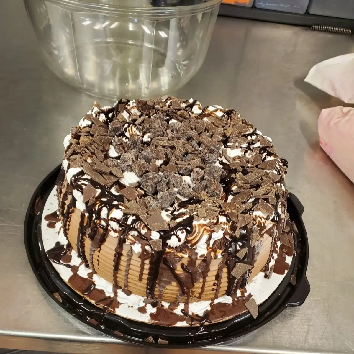 Reese Peanut Butter Cups Blizzard Cake