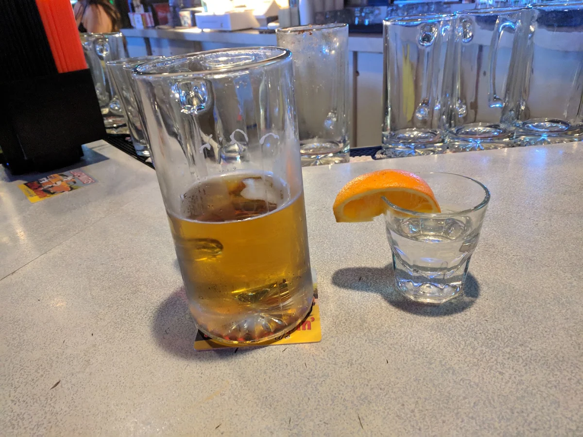 Cerveza and Patron Silver
