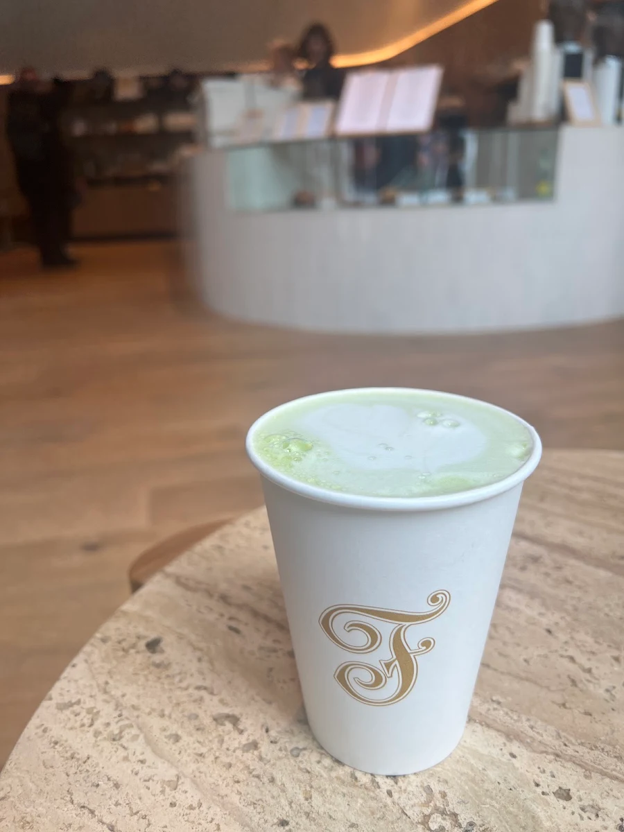 Vegan Matcha Latte with Oat Milk