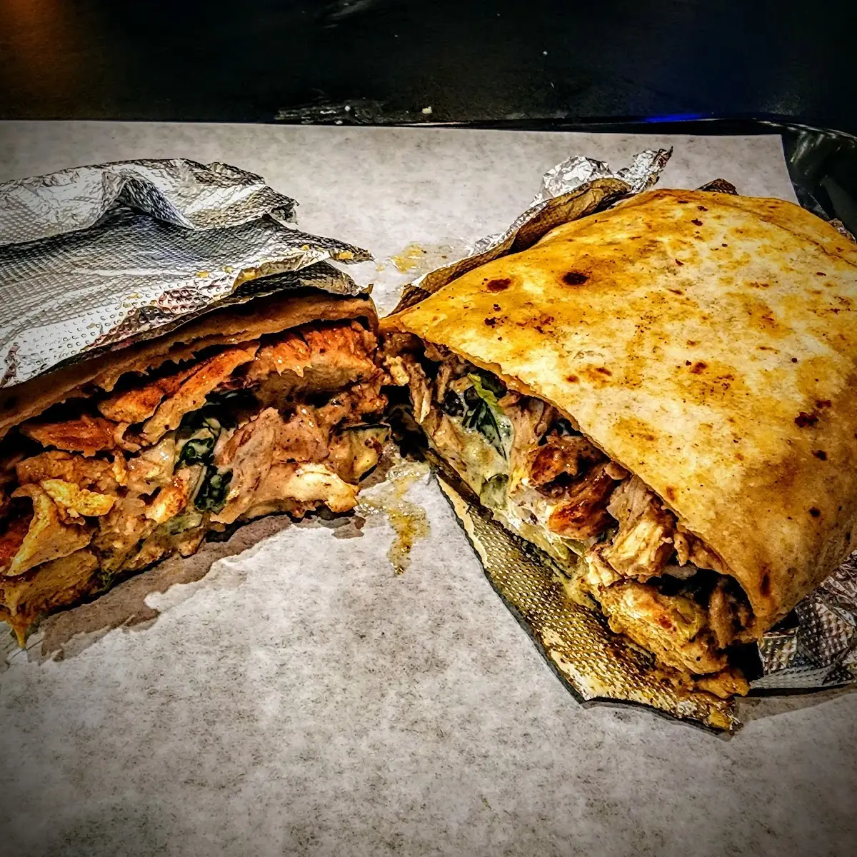 Arabic Shawarma Sandwich