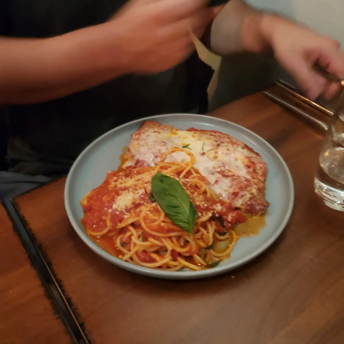 Chicken Parm & Spaghetti