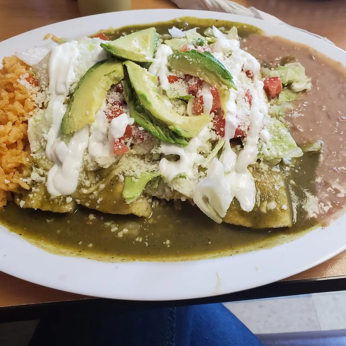 Enchiladas Verdes