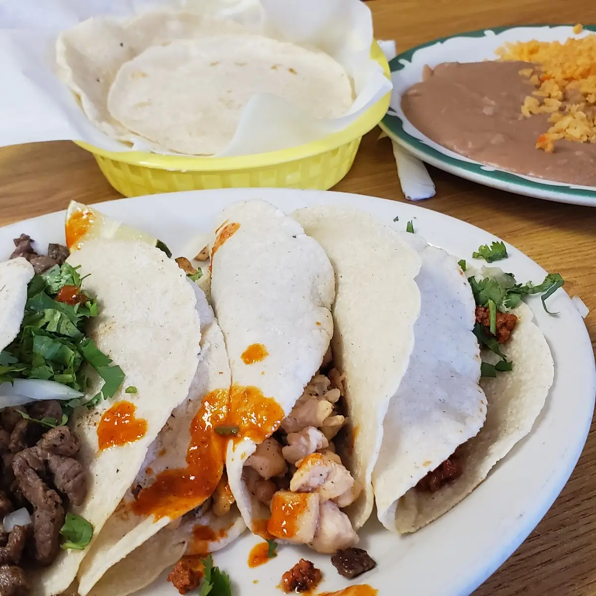Street Tacos Al Pastor Pollo Asado Carnitas