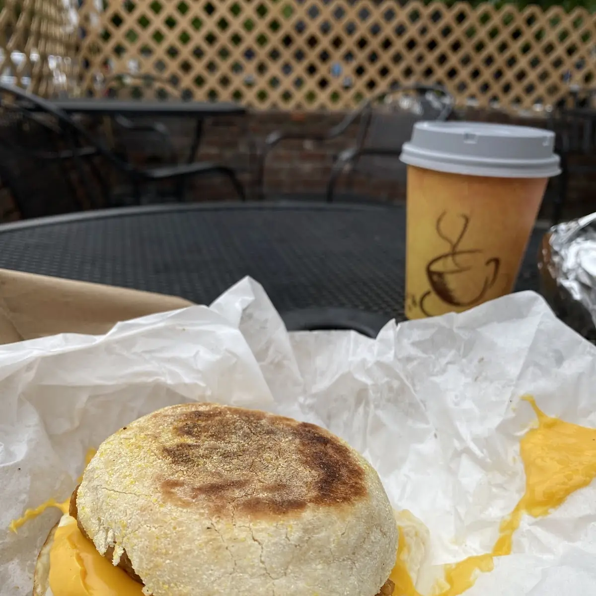 Breakfast Sandwich over Muffins