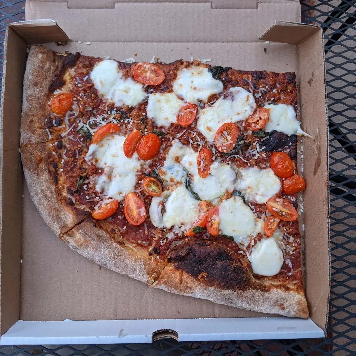 Large Margherita Pizza Slice