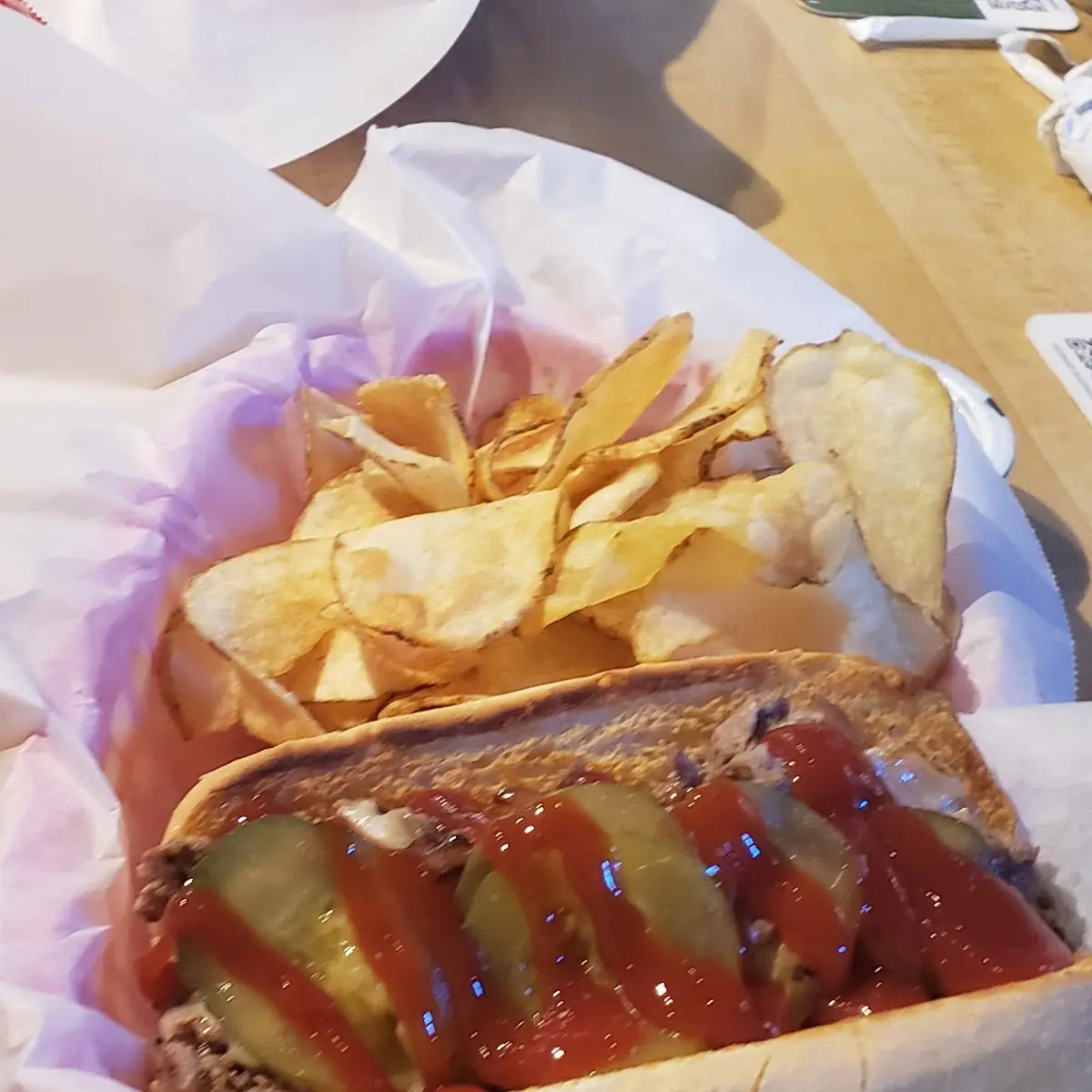 Philly Cheesesteak with Home Chips