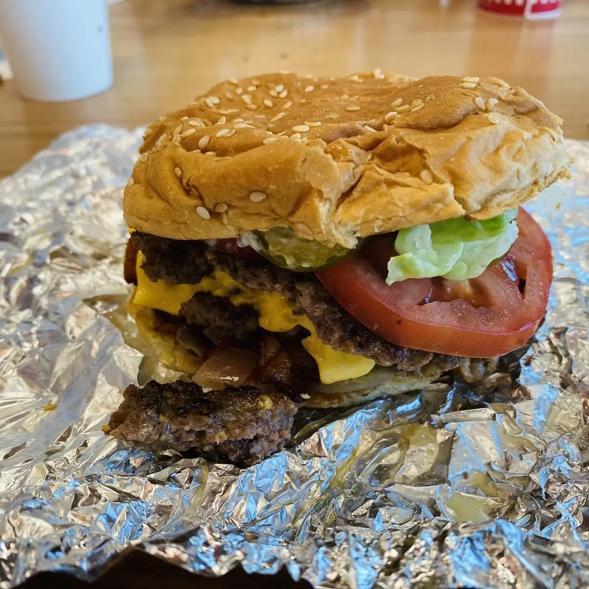 Double Cheeseburger All the Way