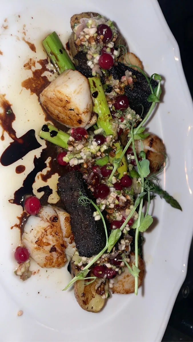Black Pudding & Scallops