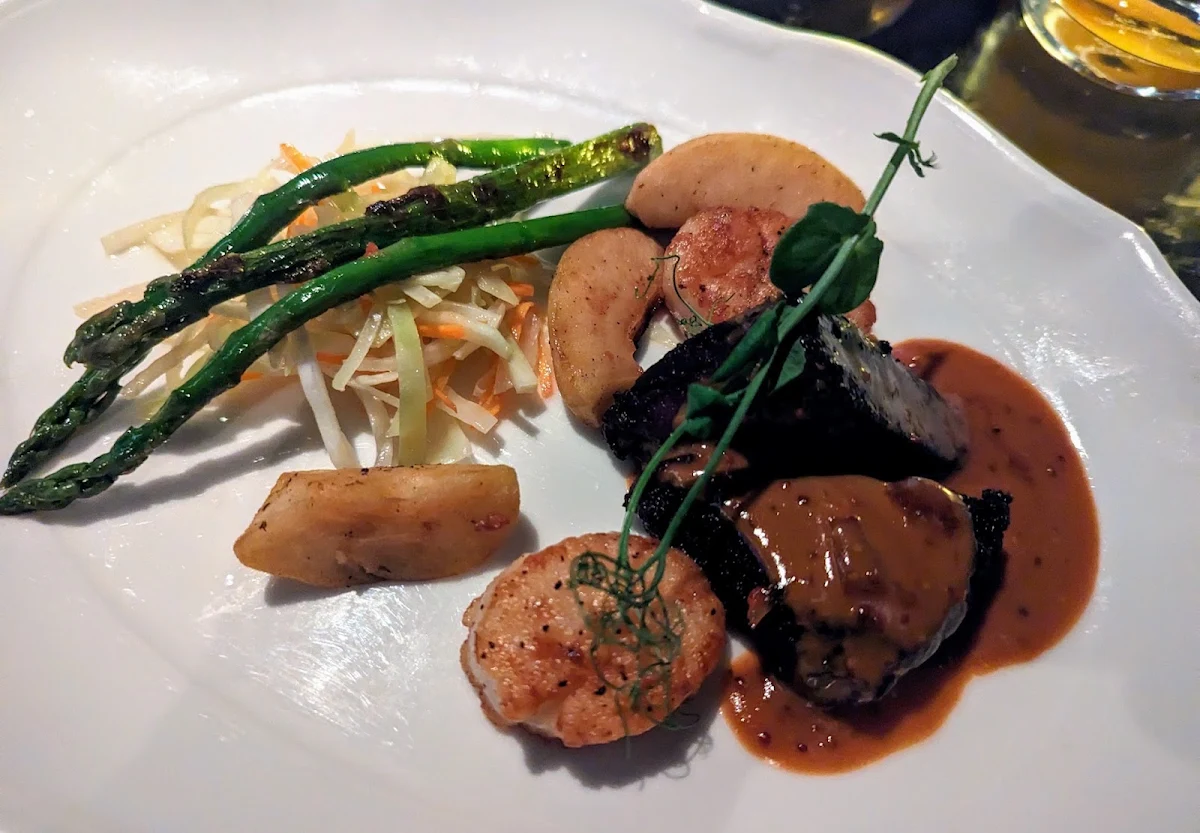 Blood Pudding and Scallops
