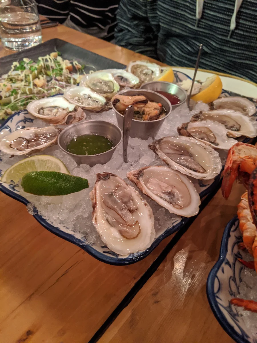 Oysters and Seafood Platter