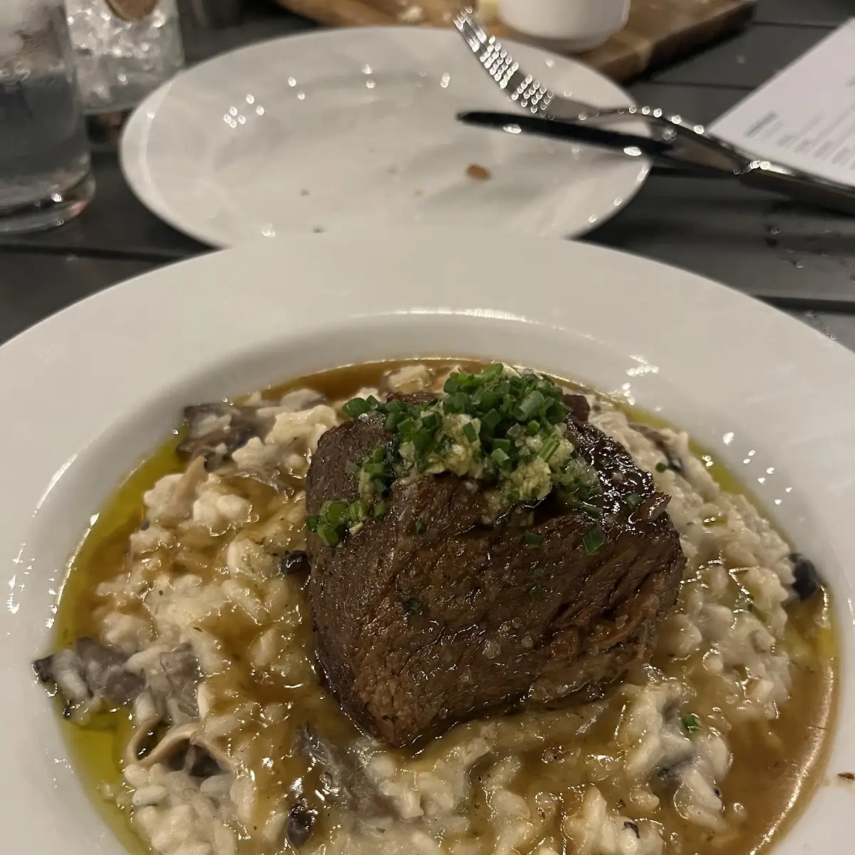 Braised Short Rib Mushroom Risotto