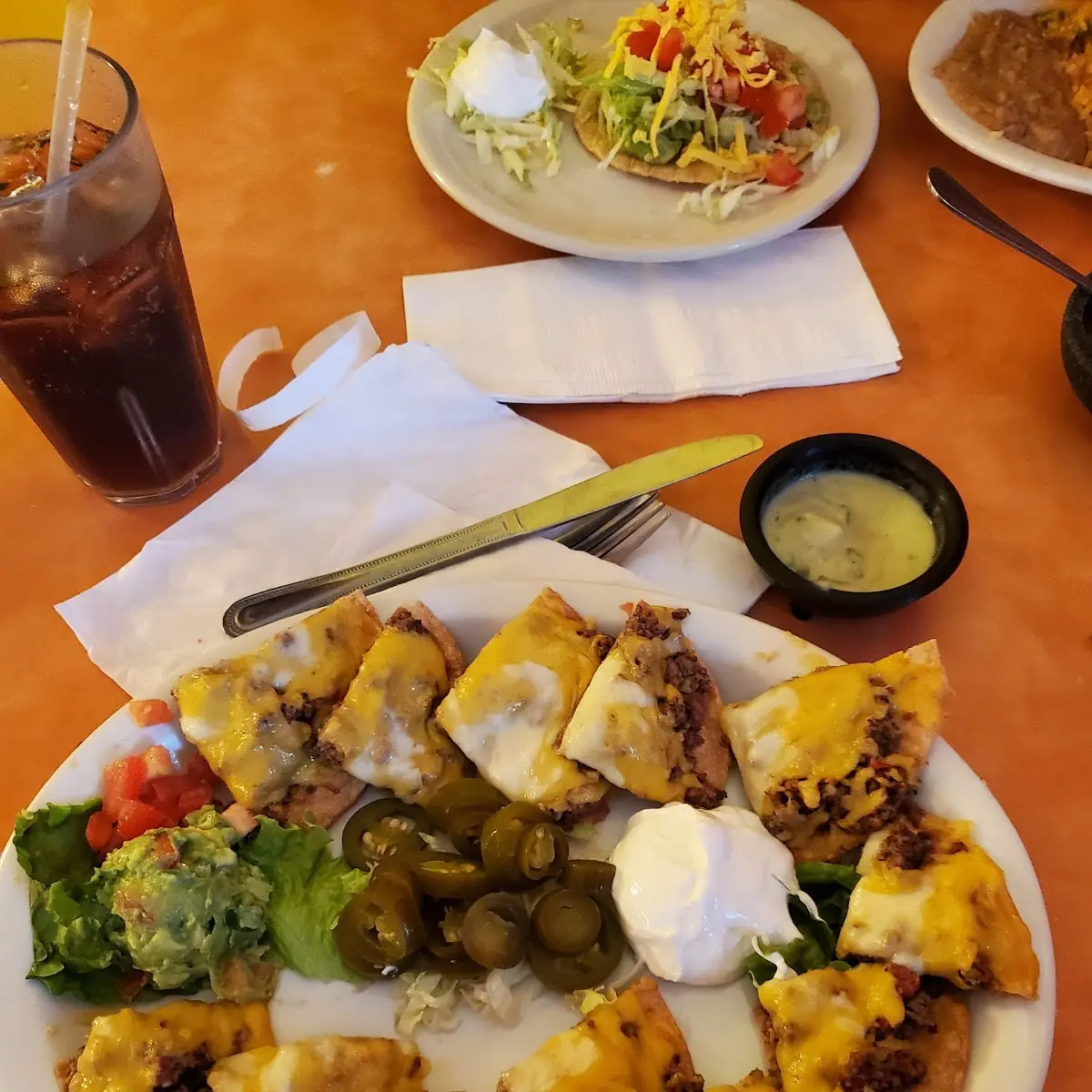 Bean Cheese Nachos