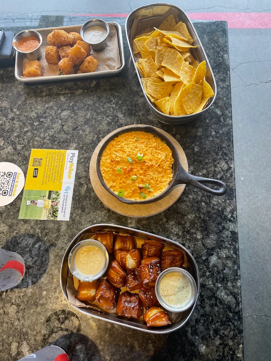 Buffalo Chicken Dip Pretzel