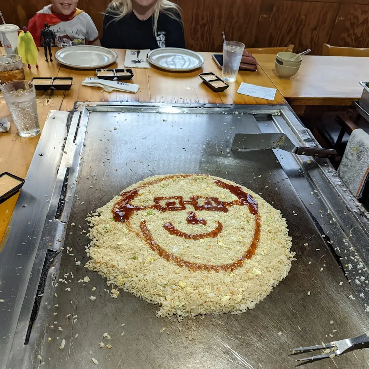 Fried Rice Smiley Face