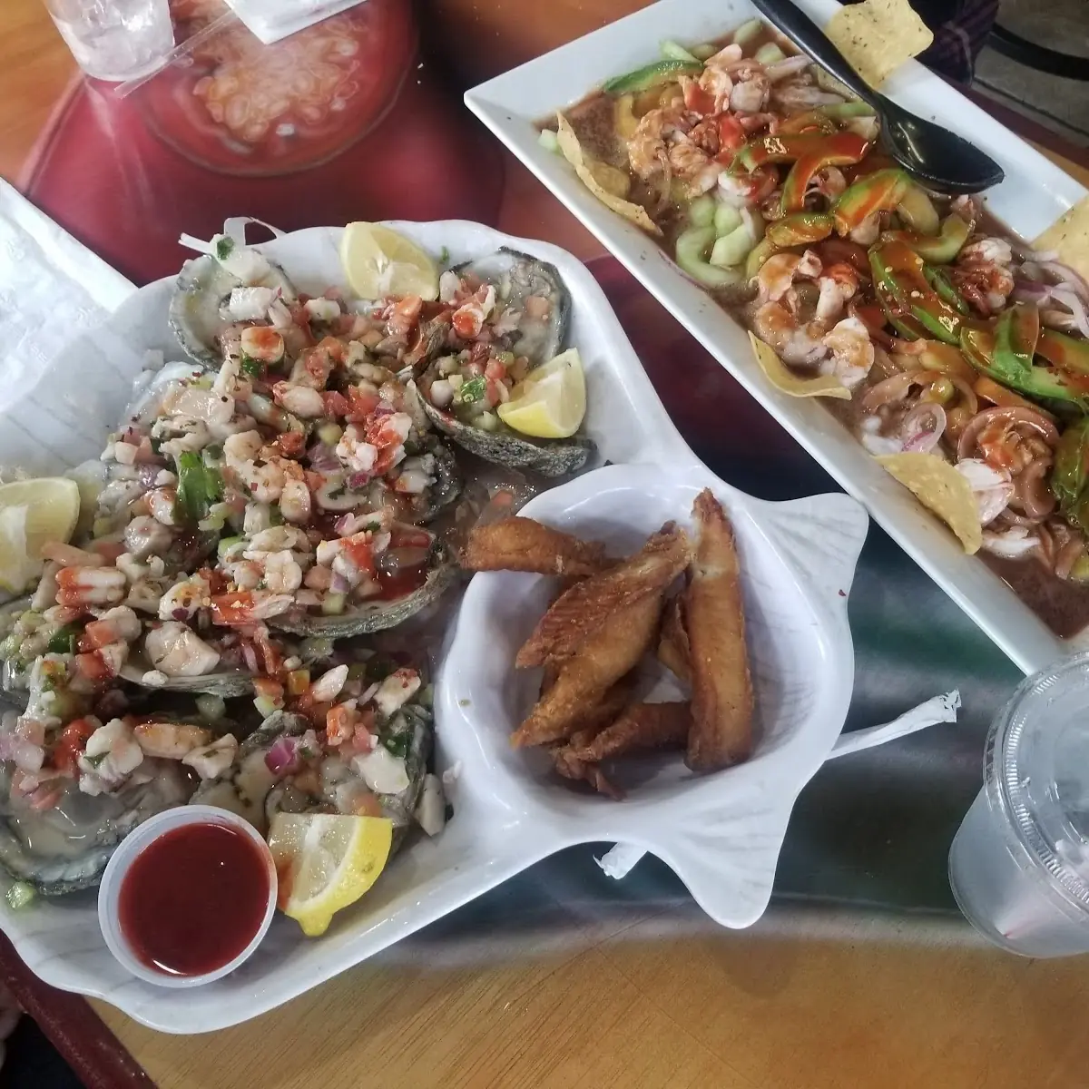 Raw Oysters and Ceviche